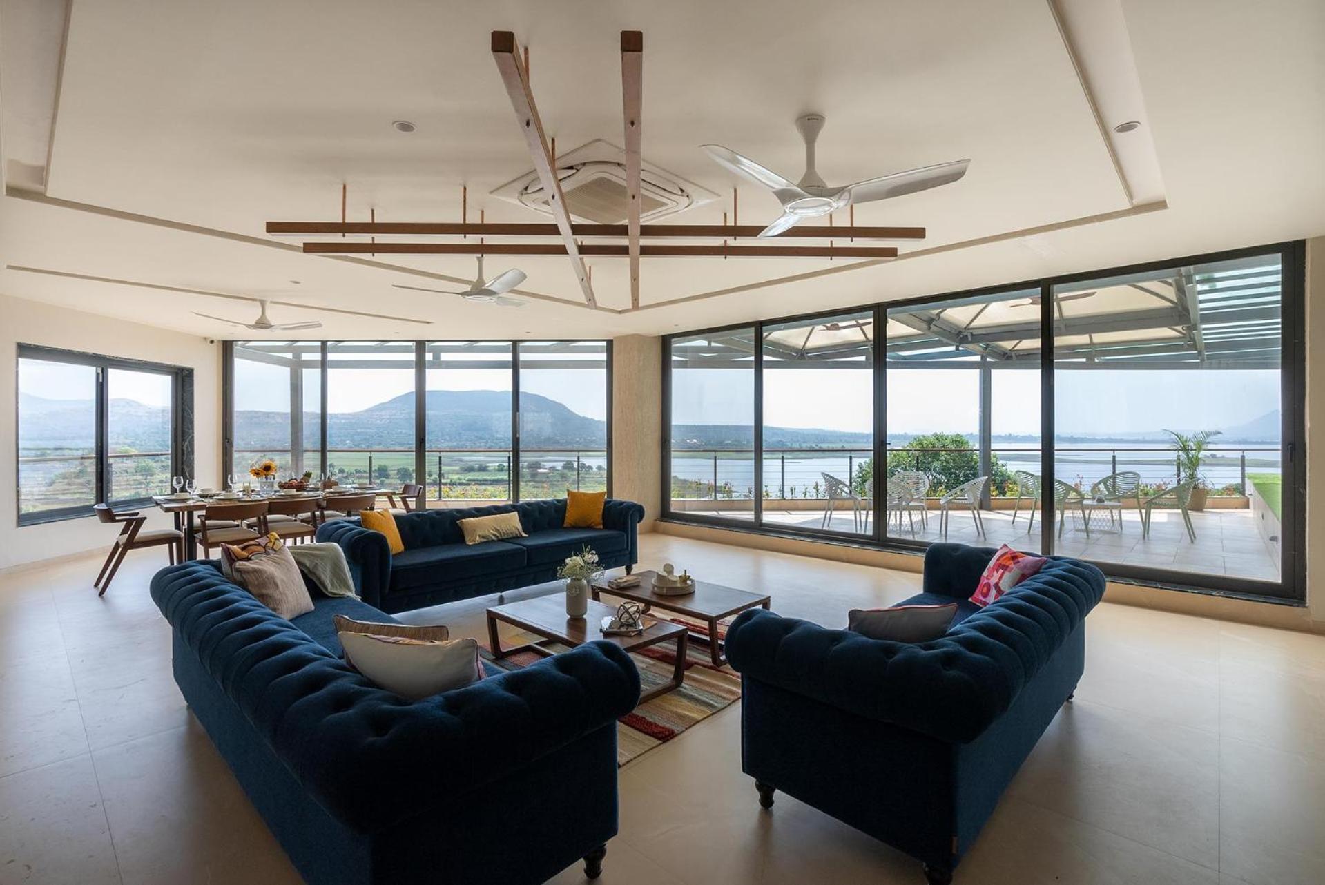 Pearl Lakeview Mansion By Stayvista - Lakeside Villa With Infinity Pool, Jacuzzi, In-House Theatre & Games Room イガットプリ エクステリア 写真